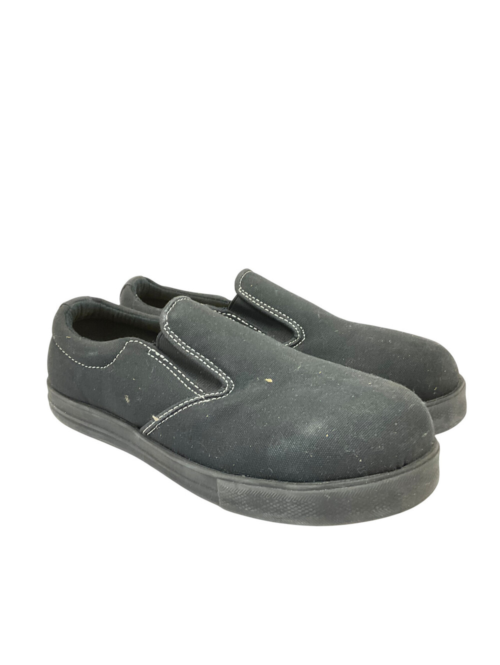 Dakota Women's 1008 Lightweight ATSP Canvas Slip-On Work Shoes Black Size 8.5M